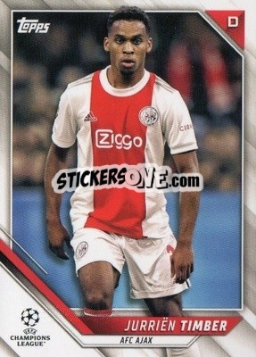 Sticker Jurrien Timber - UEFA Champions League 2021-2022 n. 98 - Topps