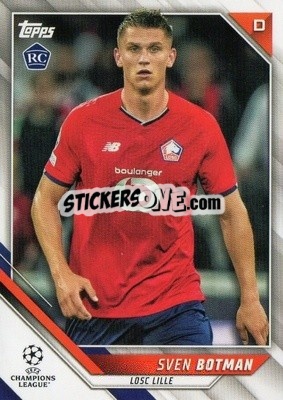 Sticker Sven Botman - UEFA Champions League 2021-2022 n. 105 - Topps