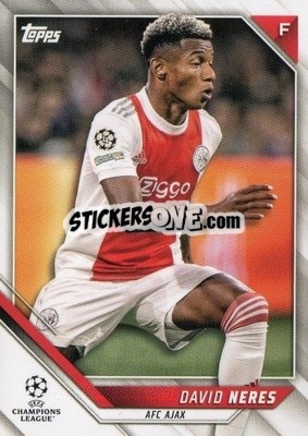 Sticker David Neres - UEFA Champions League 2021-2022 n. 106 - Topps