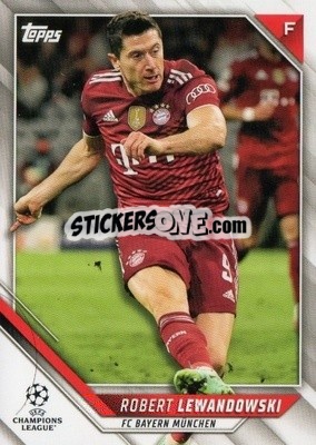 Sticker Robert Lewandowski - UEFA Champions League 2021-2022 n. 108 - Topps