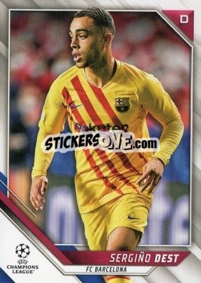 Sticker Sergino Dest - UEFA Champions League 2021-2022 - Topps