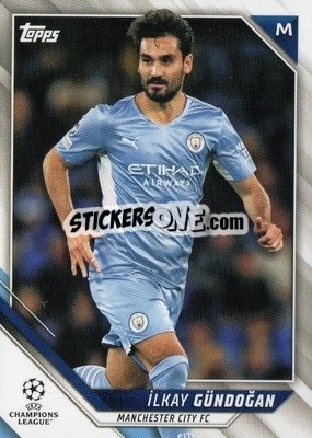 Sticker Ilkay Gundogan - UEFA Champions League 2021-2022 n. 114 - Topps