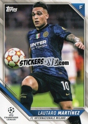 Sticker Lautaro Martinez - UEFA Champions League 2021-2022 n. 125 - Topps