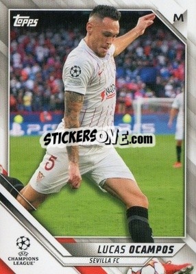 Cromo Lucas Ocampos - UEFA Champions League 2021-2022 n. 130 - Topps