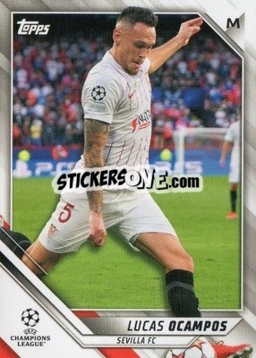 Figurina Lucas Ocampos - UEFA Champions League 2021-2022 - Topps