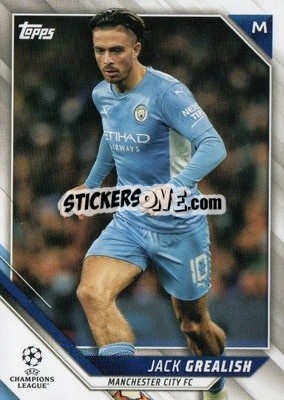 Sticker Jack Grealish - UEFA Champions League 2021-2022 n. 132 - Topps