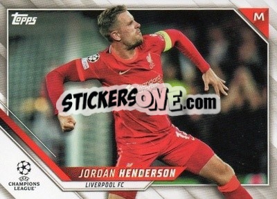 Sticker Jordan Henderson - UEFA Champions League 2021-2022 n. 133 - Topps