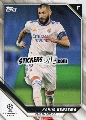 Sticker Karim Benzema - UEFA Champions League 2021-2022 n. 135 - Topps