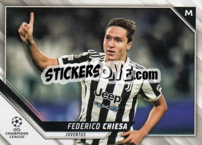 Sticker Federico Chiesa - UEFA Champions League 2021-2022 - Topps