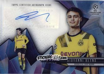 Cromo Giovanni Reyna - Crystal Premium UEFA Champions League 2022-2023
 n. CA-GR - Topps