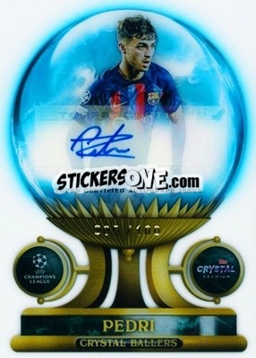Sticker Pedri - Crystal Premium UEFA Champions League 2022-2023
 - Topps