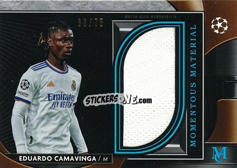 Sticker Eduardo Camavinga - UEFA Champions League Museum Collection 2021-2022
 n. MMJR-EC - Topps
