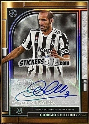 Sticker Giorgio Chiellini - UEFA Champions League Museum Collection 2021-2022
 n. FA-GC - Topps