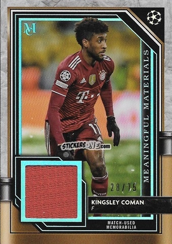 Sticker Kingsley Coman - UEFA Champions League Museum Collection 2021-2022
 n. MMR-KC - Topps