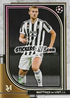 Sticker Matthijs de Ligt - UEFA Champions League Museum Collection 2021-2022
 n. 29 - Topps
