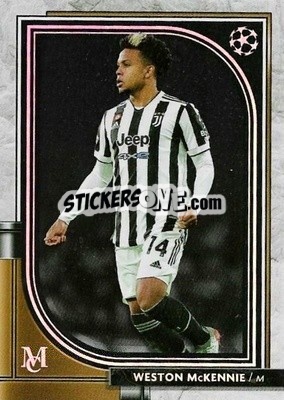 Sticker Weston McKennie - UEFA Champions League Museum Collection 2021-2022
 n. 54 - Topps