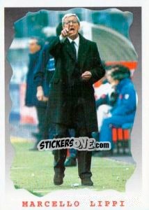 Sticker Marcello Lippi - Supercalcio 1999-2000 n. 4 - Panini