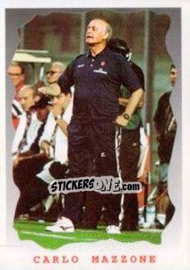 Sticker Carlo Mazzone - Supercalcio 1999-2000 n. 6 - Panini