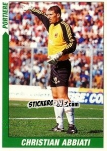 Sticker Christian Abbiati - Supercalcio 1999-2000 n. 12 - Panini