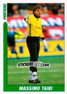 Sticker Massimo Taibi - Supercalcio 1999-2000 n. 13 - Panini
