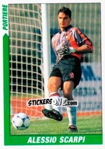 Sticker Alessio Scarpi - Supercalcio 1999-2000 n. 18 - Panini