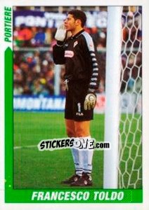 Sticker Francesco Toldo - Supercalcio 1999-2000 n. 19 - Panini