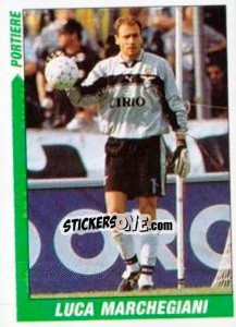 Sticker Luca Marchegiani - Supercalcio 1999-2000 n. 21 - Panini