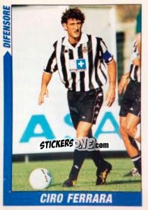 Sticker Ciro Ferrara - Supercalcio 1999-2000 n. 29 - Panini