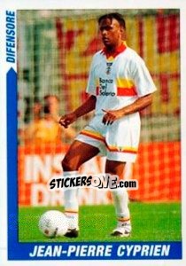 Sticker Jean-Pierre Cyprien - Supercalcio 1999-2000 n. 30 - Panini