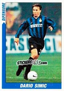Sticker Dario Simic - Supercalcio 1999-2000 n. 31 - Panini