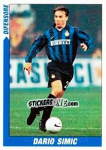 Figurina Dario Simic - Supercalcio 1999-2000 - Panini