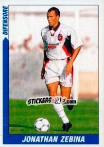 Cromo Jonathan Zebina - Supercalcio 1999-2000 - Panini