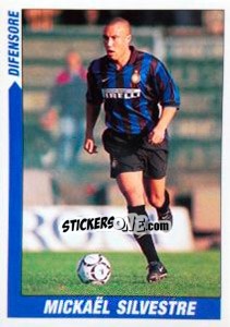 Sticker Mikaël Silvestre - Supercalcio 1999-2000 n. 44 - Panini