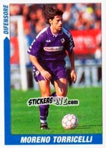 Figurina Moreno Torricelli - Supercalcio 1999-2000 - Panini