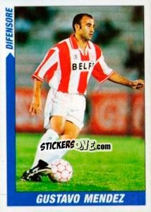 Sticker Gustavo Mendez - Supercalcio 1999-2000 - Panini