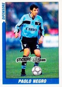 Sticker Paolo Negro - Supercalcio 1999-2000 - Panini