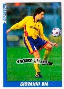 Figurina Giovanni Bia - Supercalcio 1999-2000 n. 69 - Panini