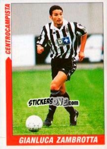 Sticker Gianluca Zambrotta - Supercalcio 1999-2000 - Panini