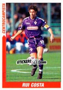 Sticker Rui Costa - Supercalcio 1999-2000 n. 80 - Panini