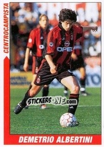 Sticker Demetrio Albertini - Supercalcio 1999-2000 n. 83 - Panini