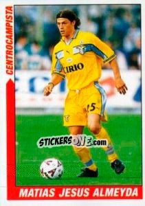 Sticker Matias Jesus Almeyda - Supercalcio 1999-2000 - Panini