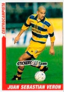 Figurina Juan Sebastian Veron - Supercalcio 1999-2000 - Panini