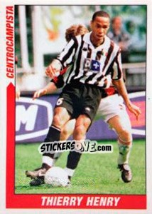 Sticker Thierry Henry - Supercalcio 1999-2000 - Panini