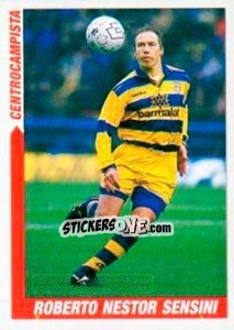 Sticker Roberto Nestor Sensini - Supercalcio 1999-2000 n. 100 - Panini