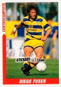 Sticker Diego Fuser - Supercalcio 1999-2000 n. 108 - Panini