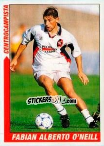 Figurina Fabian Alberto O'Neill - Supercalcio 1999-2000 - Panini