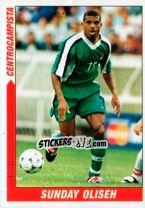 Sticker Sunday Oliseh - Supercalcio 1999-2000 n. 115 - Panini