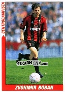 Sticker Zvonimir Boban - Supercalcio 1999-2000 n. 123 - Panini