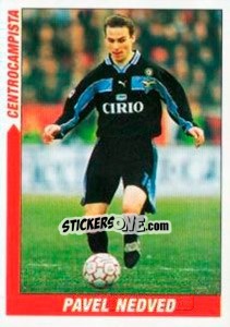 Sticker Pavel Nedved - Supercalcio 1999-2000 n. 127 - Panini