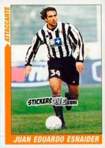 Sticker Juan Eduardo Esnaider - Supercalcio 1999-2000 - Panini